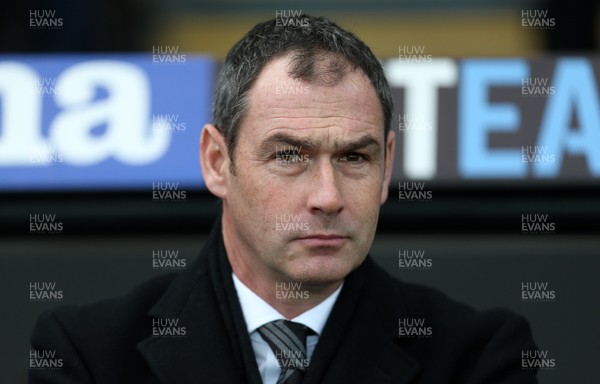 140117 - Swansea City v Arsenal - Premier League - Swansea Manager Paul Clement by Chris Fairweather/Huw Evans Agency