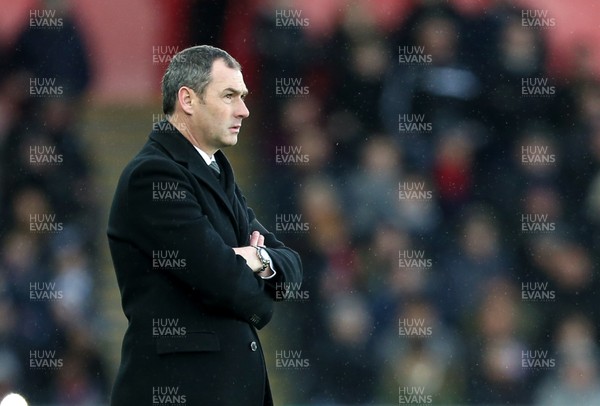 140117 - Swansea City v Arsenal - Premier League - Swansea Manager Paul Clement by Chris Fairweather/Huw Evans Agency