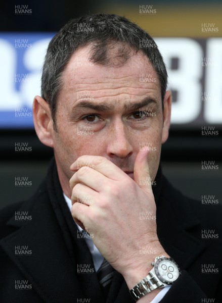 140117 - Swansea City v Arsenal - Premier League - Swansea Manager Paul Clement by Chris Fairweather/Huw Evans Agency