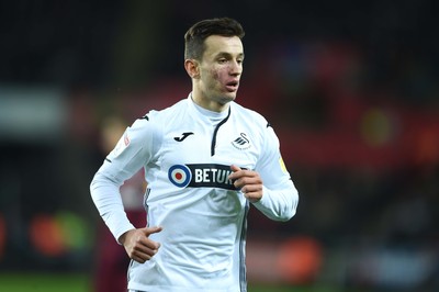 261218 - Swansea City v Aston Villa - SkyBet Championship - Bersant Celina of Swansea City