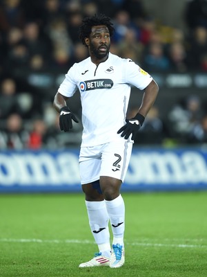 261218 - Swansea City v Aston Villa - SkyBet Championship - Wilfried Bony of Swansea City