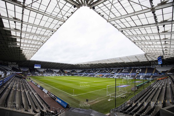 040223 - Swansea City v Birmingham City - Sky Bet Championship - A general view of the Swanseacom Stadium ahead of the match