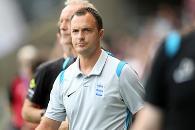080826 - Swansea City v Birmingham City - Carabao Cup First Round - Chris Davies, Birmingham City Manager