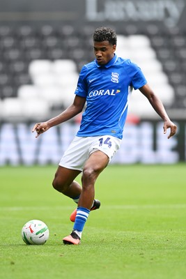 080826 - Swansea City v Birmingham City - Carabao Cup First Round - Jhon Solis of Birmingham City