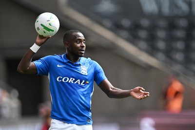 080826 - Swansea City v Birmingham City - Carabao Cup First Round - Bright Osayi-Samuel of Birmingham City