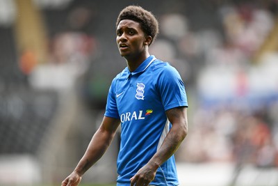 080826 - Swansea City v Birmingham City - Carabao Cup First Round - Jhon Solis of Birmingham City