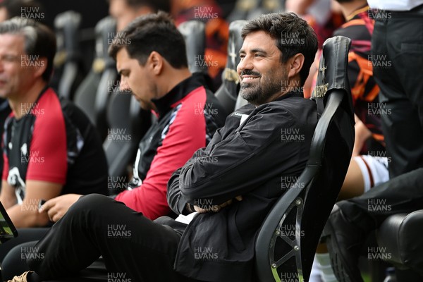 080826 - Swansea City v Birmingham City - Carabao Cup First Round - Vitor Matos, Swansea Head Coach