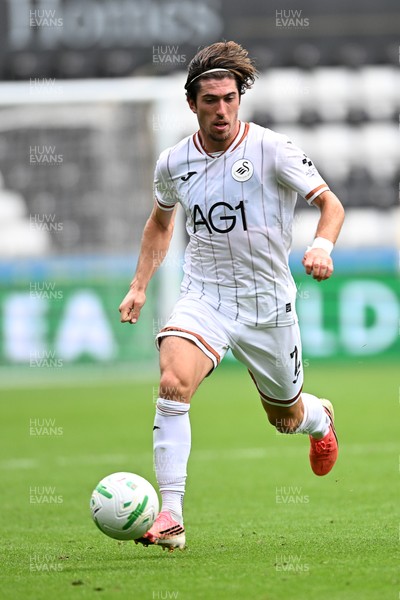080826 - Swansea City v Birmingham City - Carabao Cup First Round - Josh Key of Swansea City