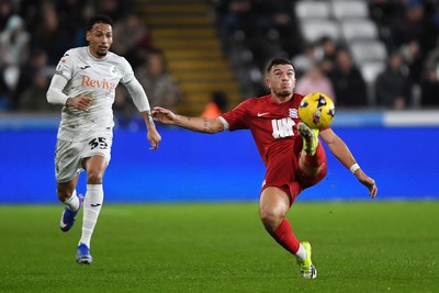 170126 - Swansea City v Birmingham City - Sky Bet Championship - Kai Wagner of Birmingham