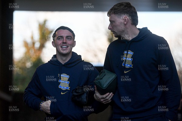170126 - Swansea City v Birmingham City - Sky Bet Championship - Bradley Mayo of Birmingham arrives at the stadium