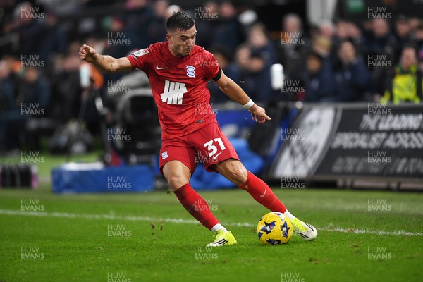 170126 - Swansea City v Birmingham City - Sky Bet Championship - Kai Wagner of Birmingham