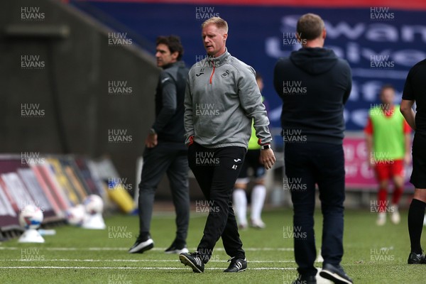 190920 - Swansea City v Birmingham City - SkyBet Championship - Swansea Assistant Manager Alan Tate