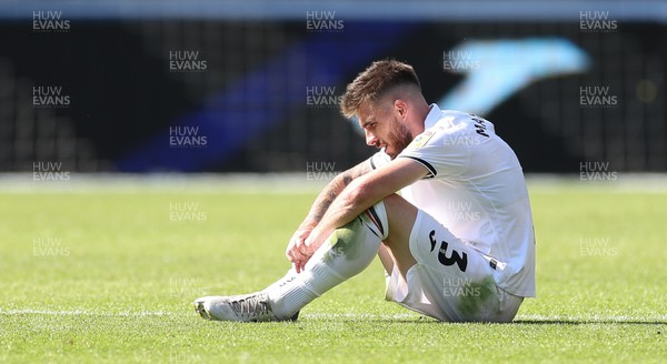060822 - Swansea City v Blackburn Rovers, Sky Bet Championship - Ryan Manning of Swansea City at the end of the match