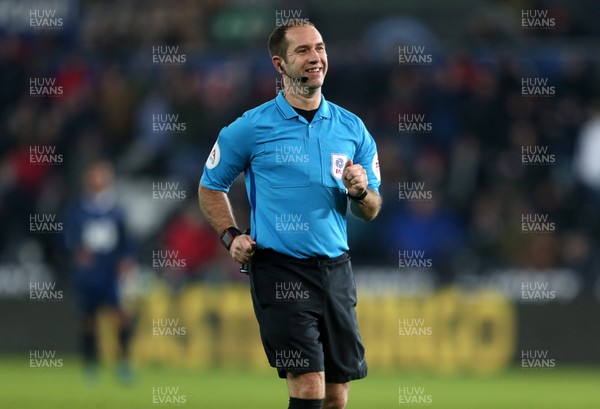 111219 - Swansea City v Blackburn Rovers - SkyBet Championship - Referee Jeremy Simpson