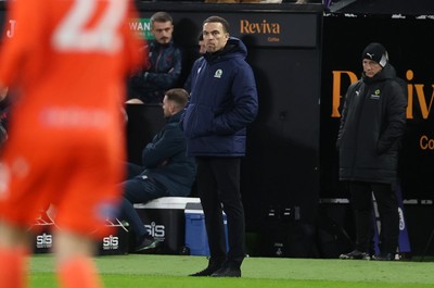 200126 - Swansea City v Blackburn Rovers - SkyBet Championship - Blackburn Rovers Manager Valerien Ismael 