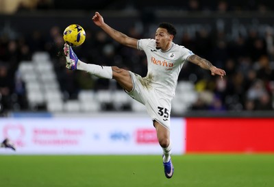 200126 - Swansea City v Blackburn Rovers - SkyBet Championship - Ronald of Swansea City 