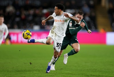 200126 - Swansea City v Blackburn Rovers - SkyBet Championship - Ronald of Swansea City 