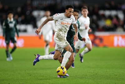 200126 - Swansea City v Blackburn Rovers - SkyBet Championship - Ronald of Swansea City 