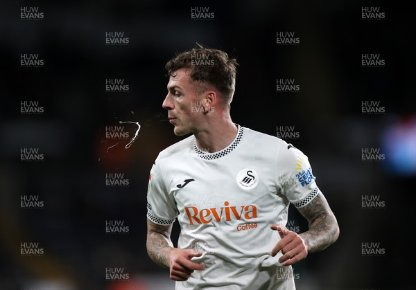 200126 - Swansea City v Blackburn Rovers - SkyBet Championship - Josh Tymon of Swansea City 