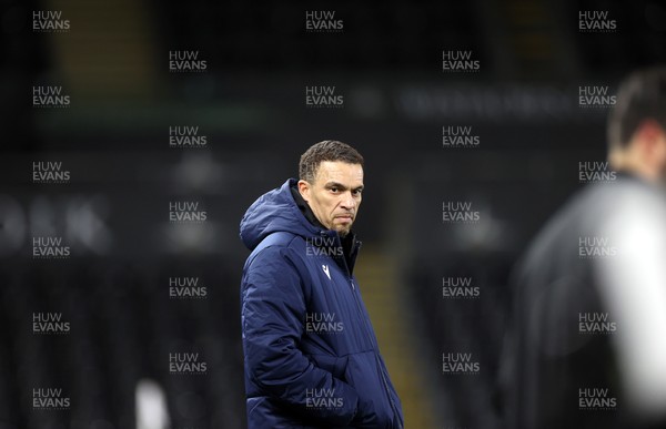 200126 - Swansea City v Blackburn Rovers - SkyBet Championship - Blackburn Rovers Manager Valerien Ismael 
