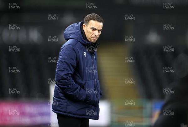 200126 - Swansea City v Blackburn Rovers - SkyBet Championship - Blackburn Rovers Manager Valerien Ismael 