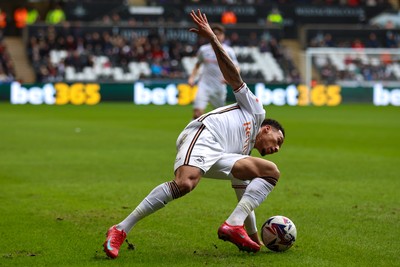 220225 - Swansea City v Blackburn Rovers - Sky Bet Championship - Ronald of Swansea City