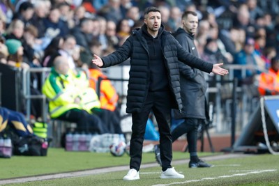 220225 - Swansea City v Blackburn Rovers - Sky Bet Championship - Swansea City Interim Manager Alan Sheehan