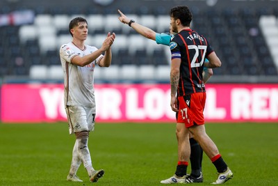 220225 - Swansea City v Blackburn Rovers - Sky Bet Championship - Goncalo Franco of Swansea City