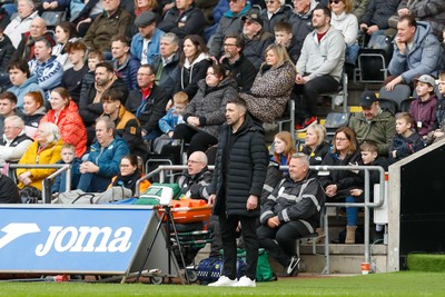 220225 - Swansea City v Blackburn Rovers - Sky Bet Championship - Swansea City Interim Manager Alan Sheehan