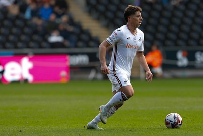 220225 - Swansea City v Blackburn Rovers - Sky Bet Championship - Goncalo Franco of Swansea City