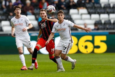 220225 - Swansea City v Blackburn Rovers - Sky Bet Championship - Goncalo Franco of Swansea City