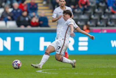 220225 - Swansea City v Blackburn Rovers - Sky Bet Championship - Goncalo Franco of Swansea City