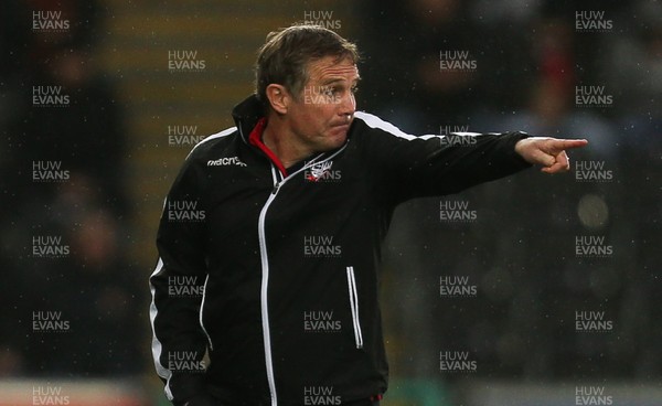 020319 - Swansea City v Bolton Wanderers, Sky Bet Championship - Bolton Wanderers manager Phil Parkinson during the match