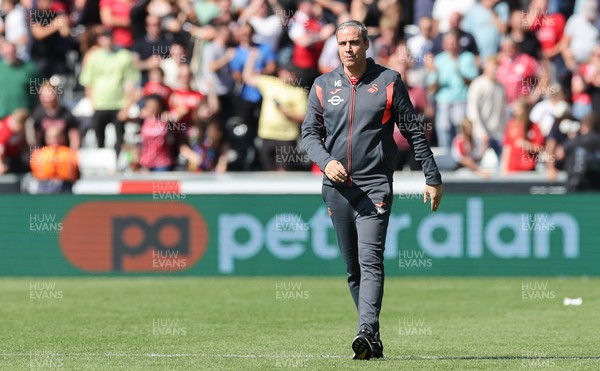020923 - Swansea City v Bristol City, Sky Bet Championship - Swansea City head coach Michael Duff at the end of the match