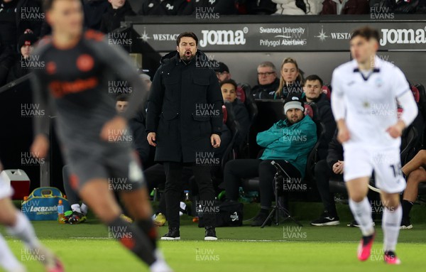 170123 - Swansea City v Bristol City - FA Cup 3rd Round Reply - Swansea City Manager Russell Martin 