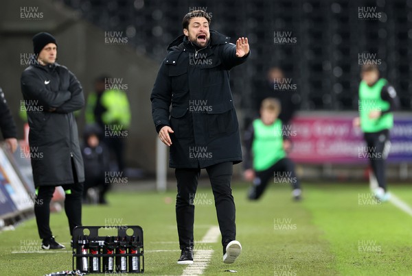 170123 - Swansea City v Bristol City - FA Cup 3rd Round Reply - Swansea City Manager Russell Martin 
