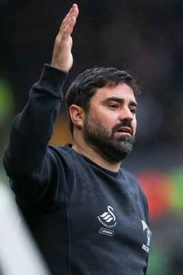 210226 - Swansea City v Bristol City - Sky Bet Championship - Vitor Matos Swansea City Manager