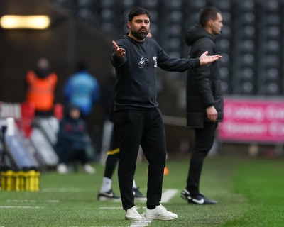 210226 - Swansea City v Bristol City - Sky Bet Championship - Vitor Matos Swansea City Manager