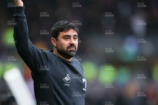 210226 - Swansea City v Bristol City - Sky Bet Championship - Vitor Matos Swansea City Manager