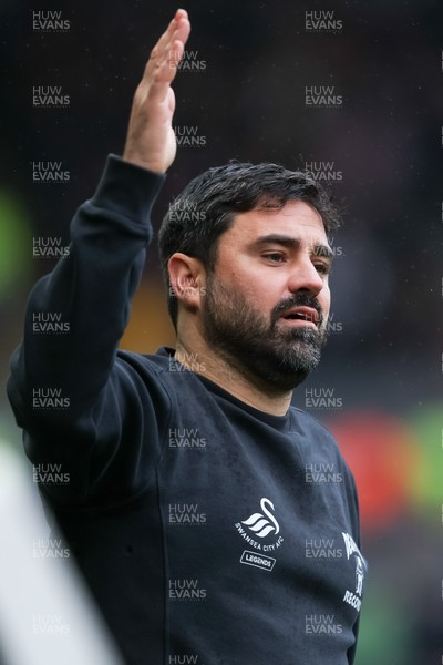 210226 - Swansea City v Bristol City - Sky Bet Championship - Vitor Matos Swansea City Manager
