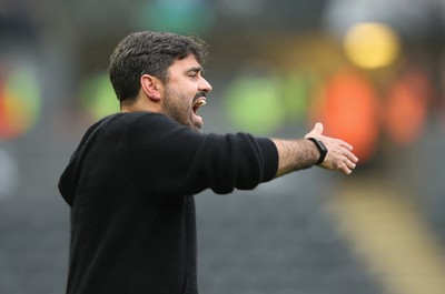 120926 Swansea City v Burnley, EFL Sky Bet Championship -  Swansea City head coach Vitor Matos during the match