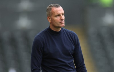 120926 Swansea City v Burnley, EFL Sky Bet Championship -  Burnley head coach Nicky Hayen during the match