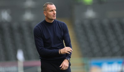 120926 Swansea City v Burnley, EFL Sky Bet Championship -  Burnley head coach Nicky Hayen during the match