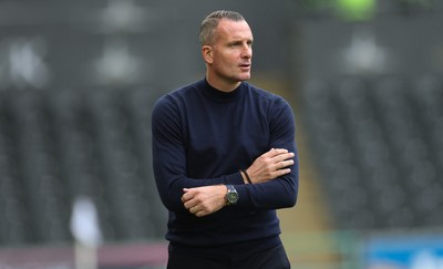 120926 Swansea City v Burnley, EFL Sky Bet Championship -  Burnley head coach Nicky Hayen during the match
