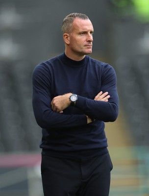 120926 Swansea City v Burnley, EFL Sky Bet Championship -  Burnley head coach Nicky Hayen during the match