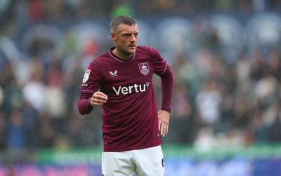 120926 Swansea City v Burnley, EFL Sky Bet Championship -  Jamie Vardy of Burnley during the match