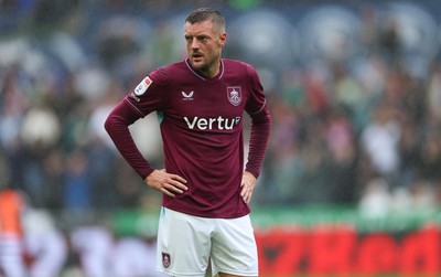 120926 Swansea City v Burnley, EFL Sky Bet Championship -  Jamie Vardy of Burnley during the match