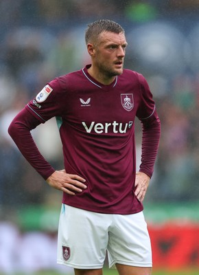 120926 Swansea City v Burnley, EFL Sky Bet Championship -  Jamie Vardy of Burnley during the match