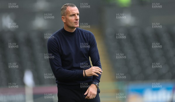 120926 Swansea City v Burnley, EFL Sky Bet Championship -  Burnley head coach Nicky Hayen during the match