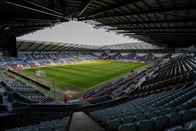 150325 - Swansea City v Burnley - Sky Bet Championship  - General view of Swanseacom Stadium